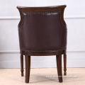 High Wing Back Carved Living Room Armchair